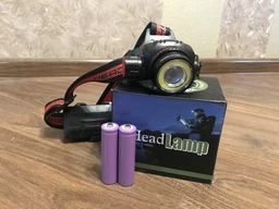 Налобний ліхтар WD420 T6 і COB розсіювач ангельський очей акк.2x18650 Micro usb фото від покупців 4