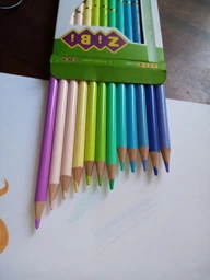 Олівці кольорові пастельні ZiBi Pastel 12 кольорів (ZB.2470) фото від покупців 2