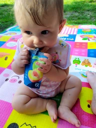 Фруктове пюре Gerber Яблуко та персик з 6 місяців 90 г (7613036345460) фото від покупців 11