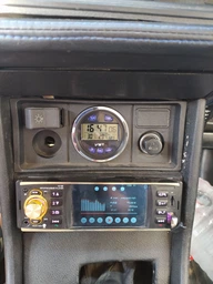 Автомобильные часы VST 7042V + термометр + вольтметр аккумулятора для ВАЗ 2103 2106 2107