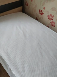 Наматрасник U-tek Cotton Premium Health Care Непромокаемый с резинкой по периметру 160х200 см (COTPRF160200) фото от покупателей 18