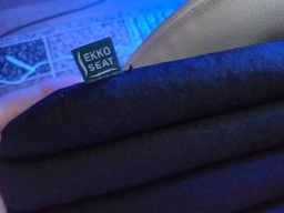 Ергономічні подушки EKKOSEAT на офісне та комп'ютерне крісло. Сидіння. Графит.2048forback103 фото від покупців 3