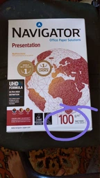 Ящик паперу офісного А4 Navigator Presentation 100 г/м2 1 ящик 5 пачок по 500 аркушів фото від покупців 5