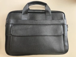 Сумка-портфель чоловіча шкіряна Tiding Bag A25-1131A Чорна фото від покупців 6