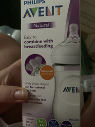 Силіконова соска Philips Avent Natural Природний потік 6 міс + 2 шт для густої їжі SCY966/02 (8710103985174) фото від покупців 8