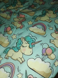Непромокаемая пеленка Cosas Бязь 70х120 см Diaper_UnicornMint Зеленая (4822052024409) фото от покупателей 1