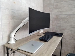 Кронштейн для монитора FlexiSpot DL1 White TEHNOTABLE фото от покупателей 13