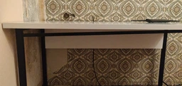 Компьютерный стол Ferrum-decor Курт 75x140x70 черный ДСП Дуб Сонома 32мм