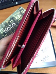 Кошелек женский кожаный Kafa RFID BC74 зеленый фото от покупателей 6