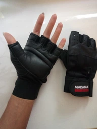 Перчатки для фітнесу MadMax MFG-248 Clasic Brown S фото від покупців 9