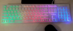 Клавіатура дротова Vinga KB410 USB White