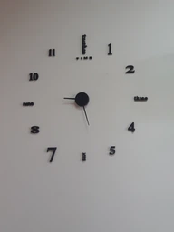 Годинники настінні 3D наклейки "DIY CLOCK" від 60 до 90см Black (ZH520-B)