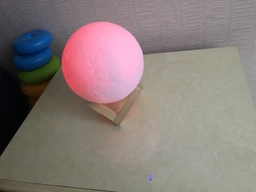 Настольный светильник Луна Moon Night Light 15 см с пультом 16 цветов / детский ночник фото от покупателей 1