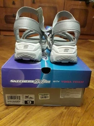 Жіночі сандалі Skechers D`Lites Fresh Catch Black/White 39,5 Чорний 31514-BLK фото от покупателей 4