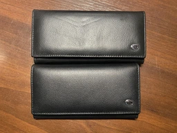 Гаманець жіночий ST Leather з натуральної шкіри великий довгий на кнопці з монетницею Червоний 55684