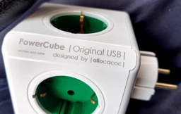 Розгалужувач мережевий Allocacoc PowerCube 4 розетки 2 USB Синій (1202BL/DEOUP) фото від покупців 13