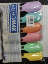 Набор текст-маркеров Buromax Pastel 6 шт с резиновыми вставками (BM.8905-96) фото от покупателей 11
