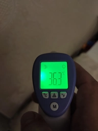Електронний безконтактний інфрачервоний термометр IR Termomont Non contact DT-8809C (голубой - белый ) фото от покупателей 16