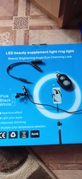 Набір блогера XoKo BS-200 + мікрофон + пульт ДК LED 26 см (BS-200+) фото від покупців 11