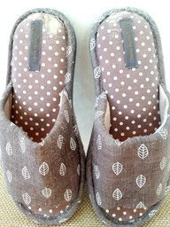 Женские домашние тапочки с открытым носком Twins HS 38/39 Серые (4820182021473) фото от покупателей 4