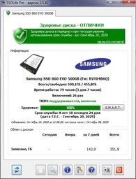 SSD диск Samsung 860 Evo-Series 250GB 2.5" SATA III V-NAND (MLC) (MZ-76E250BW)