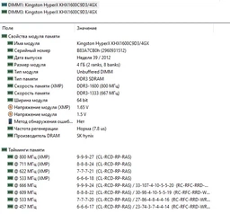Оперативная память HyperX DDR3-1600 8192MB PC3-12800 (Kit of 2x4096) FURY Blue (HX316C10FK2/8) фото от покупателей 2