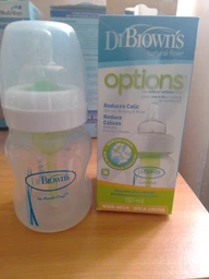 Антиколікова пляшечка для годування Dr. Brown's Options+ з широким горлечком 150 мл WB51600-ESX фото від покупців 3