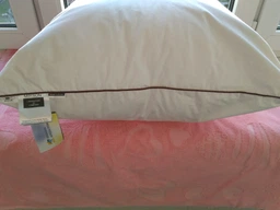 Подушка MirSon Raffaello White 201 Пуховая средняя 50х70 см (2200000060525) фото от покупателей 1