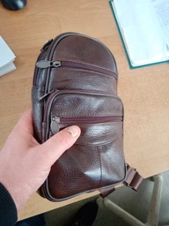 Чоловіча шкіряна сумка Vintage 17,5х26,5х5 см (sum0012298) фото від покупців 1