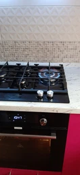 Варочная поверхность газовая Luxor RG 650 BGL SS Wok + круглая подставка WOK в подарок, черный фото от покупателей 7