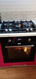 Варочная поверхность газовая Luxor RG 650 BGL SS Wok + круглая подставка WOK в подарок, черный фото от покупателей 6