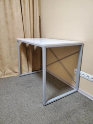 Компьютерный стол Ferrum-decor Дейв 75x100x60 серый ДСП Белое 16мм фото от покупателей 1