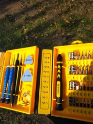 Набор отверток K-TOOLS 1252 CR-V с 38 сменными насадками: Биты, Шести-и Пяти-гранники, Плоские, Угольные и Фигурные для Ремонта телефонов, iPhone, ноутбуков (524004) фото от покупателей 6