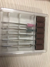 Портативный фрезер-ручка для маникюра BUCOS ZS-100 на 20000 об.мин PASTEL PINK (+6 фрез в подарок)