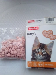 Кормовая добавка Beaphar Kittys Junior +Biotine с биотином для котят 1000 таб (12596) (8711231125968) фото от покупателей 6