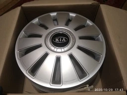 Автомобільні ковпаки Kenguru Rex KIA R15 4 шт Сріблясті фото від покупців 1