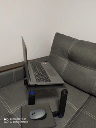 Столик трансформер для ноутбука Laptop Table T8 підставка портативна з вентилятором