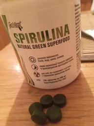 Натуральная добавка Golden Pharm Spirulina, 200 таблеток