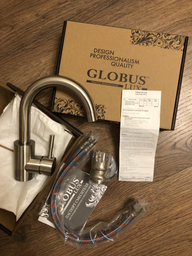 Змішувач-кран для раковини GLOBUS LUX Alpen SBT1-101S фото від покупців 11