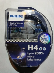 Автолампы Philips H4 RacingVision GT200 +200% 2 шт (12342RGTS2) фото от покупателей 2