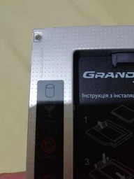 Адаптер Grand-X для подключения HDD 2.5'' в отсек привода ноутбука SATA3 Slim 9.5 мм (HDC-26) фото от покупателей 7
