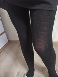 Колготы 180 Den женские теплые Siela Cotton Collant 5 р Черные (4820159845699) фото от покупателей 4
