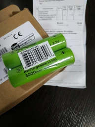 Акумулятор літій-іонний Westinghouse Li-ion ICR 18650 3.7V 3000mAh фото від покупців 13