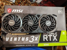 MSI RTX 3080 VENTUS 3X 10GB OC版 GeForce RTX™ 3080 VENTUS 3X 10G OC
