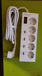 Сетевой фильтр-удлинитель Real-El RS-5F Charge 4 3 м White фото от покупателей 2