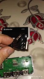 USB-хаб Defender Quadro Infix USB2.0 4xUSB (83504) фото от покупателей 3