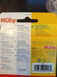 Силіконова насадка Nuby SoftFlex від 0-6+ мес 2 шт