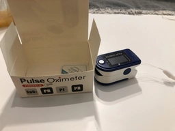 Пульсометр оксиметром напальченый (пульсоксиметр) Promise RZ50D Blue фото від покупців 5