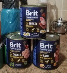 Brit Premium Turkey with Liver Консервы для молодых собак с индейкой и индюшиной печенью, 800 г фото от покупателей 3