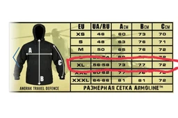 Анорак Armoline TRAVEL DEFENCE DARK OLIVE. XL